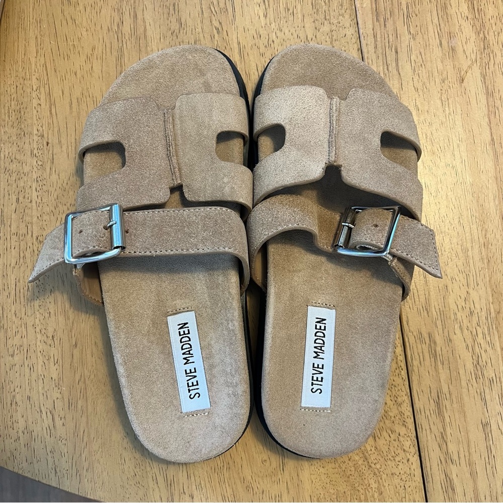 Steve Madden Mayhem Sandal Taupe